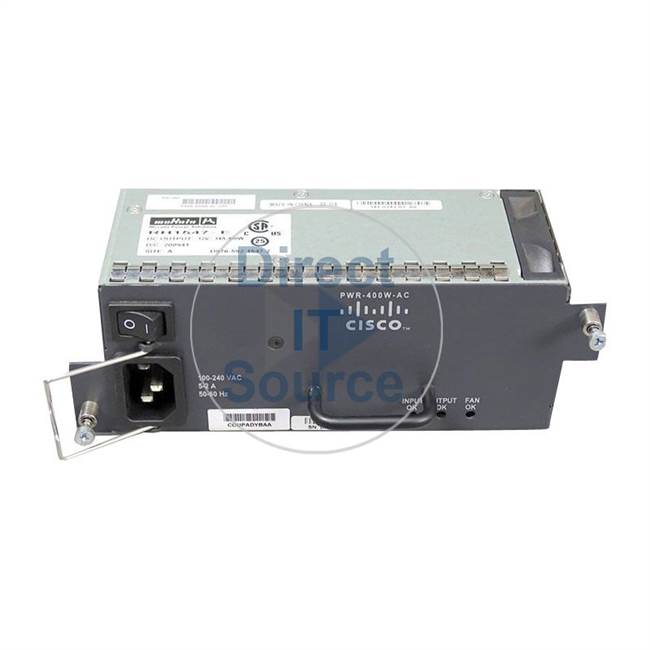 Cisco PWR-400W-AC - 400W Power Supply for Me-C6524Gs-8S