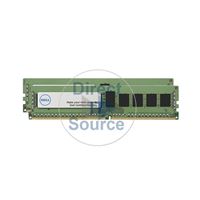 Dell RVW7G - 8GB 2x4GB DDR4 PC4-17000 ECC Registered 288-Pins Memory
