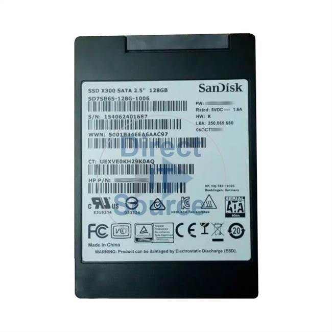 SanDisk SD7SB6S-128G-1006 - 128GB SATA 2.5" SSD