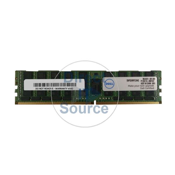 Dell SNP03VMYC/64G - 64GB  DDR4 PC4-17000 ECC Load Reduced 288-Pins Memory
