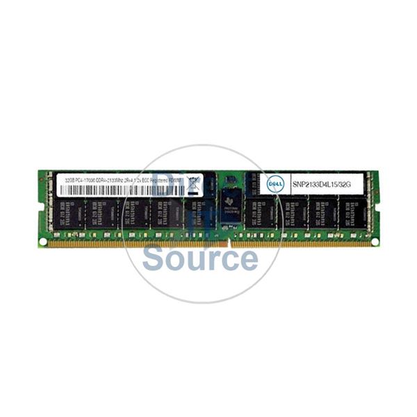 Dell SNP2133D4L15/32G - 32GB  DDR4 PC4-17000 ECC Registered 288-Pins Memory