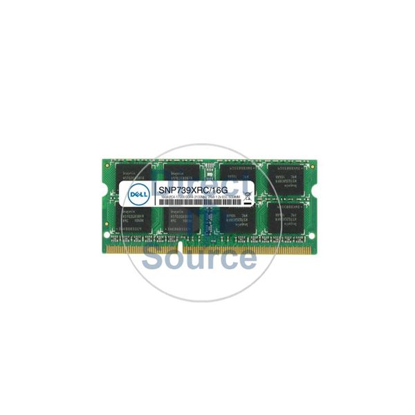 Dell SNP739XRC/16G - 16GB  DDR4 PC4-17000 ECC Unbuffered 260-Pins Memory