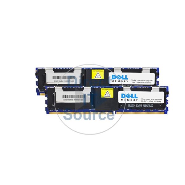 Dell SNP9F035C2/8G - 8GB 2x4GB DDR2 PC2-5300 ECC Fully Buffered 240-Pins Memory