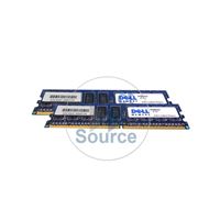 Dell SNPD6502CK2/2G - 2GB 2x1GB DDR2 PC2-5300 ECC Unbuffered 240-Pins Memory