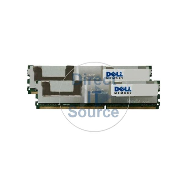 Dell SNPGT744CK2/16G - 16GB 2x8GB DDR2 PC2-5300 ECC Fully Buffered 240-Pins Memory