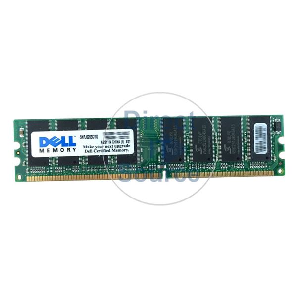 Dell SNPJ0203C/1G - 1GB DDR PC-3200 Non-ECC Unbuffered 184-Pins Memory