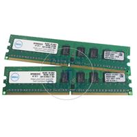 Dell SNPKN992CK2/2G - 2GB 2x1GB DDR2 PC2-6400 ECC Unbuffered 240-Pins Memory