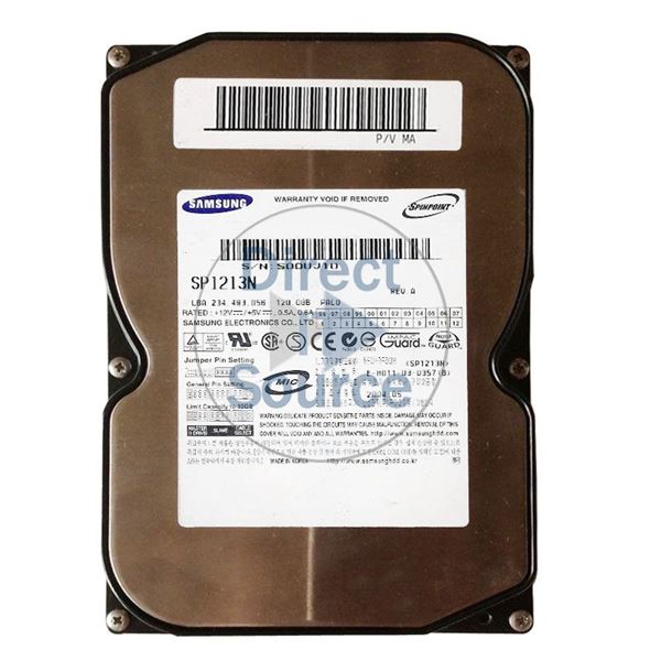 Samsung SP1213N - 120GB 7.2K 3.5Inch IDE 8MB Cache Hard Drive