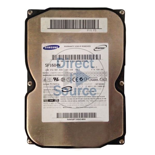 Samsung SP1604N - 160GB 7.2K 3.5Inch IDE 2MB Cache Hard Drive