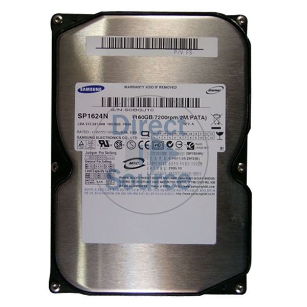 Samsung SP1624N - 160GB 7.2K 3.5Inch PATA 2MB Cache Hard Drive
