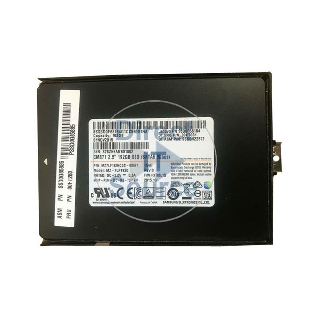 IBM SSD0F66184 - 192GB SATA 2.5" SSD