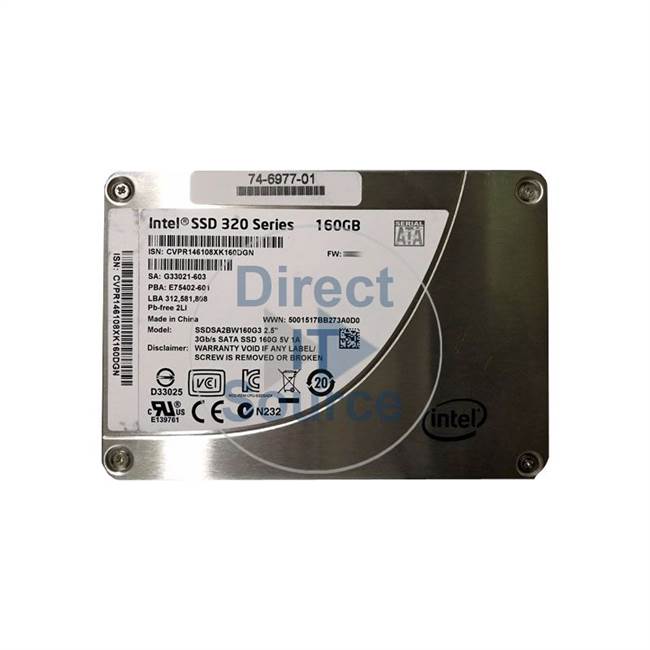 Intel SSDSA2BW160G3 - 160GB SATA 2.5" SSD