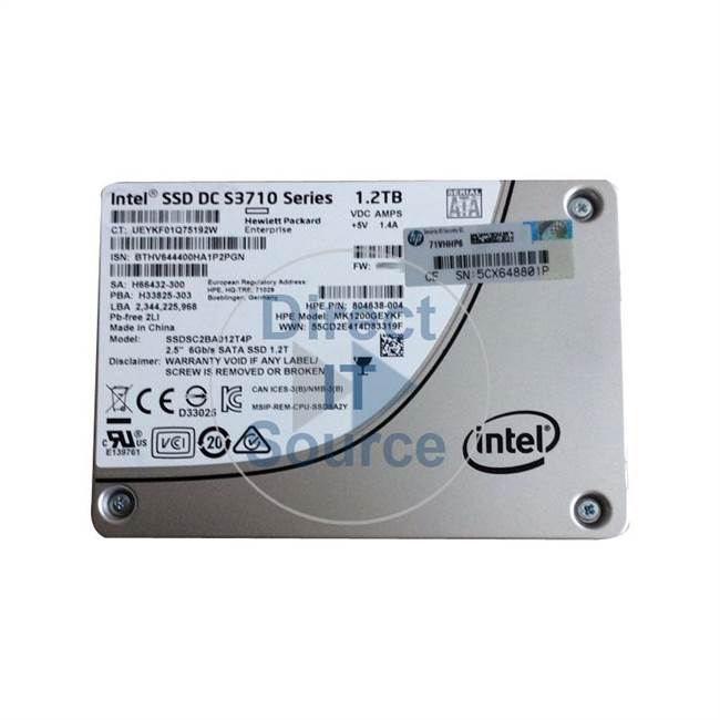 Intel SSDSC2BA012T4P - 1.2TB SATA 2.5" SSD