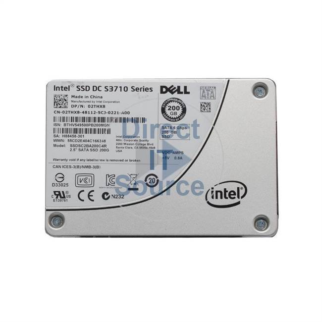 Intel SSDSC2BA200G4R - 200GB SATA 6.0Gbps 2.5" SSD