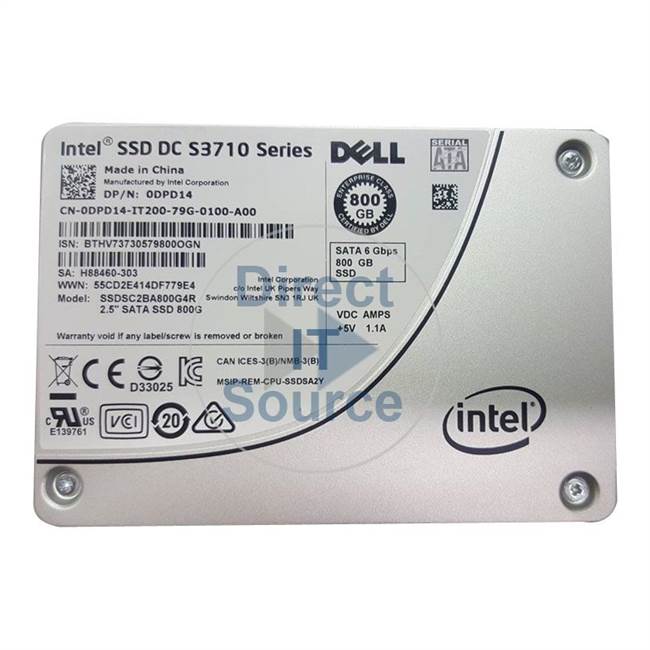 Intel SSDSC2BA800G4 - 800GB SATA 2.5" SSD