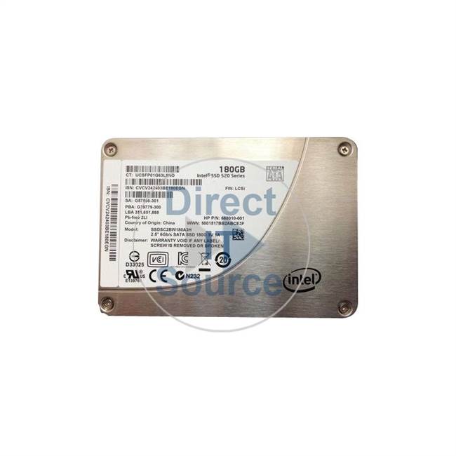 Intel SSDSC2BW180A3H - 180GB SATA 2.5" SSD