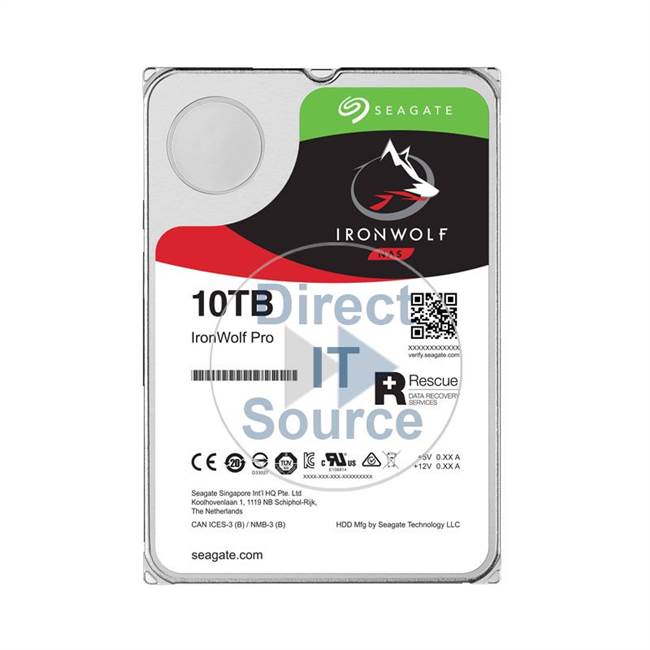 Seagate ST10000NE0008 - 10TB 7.2K SATA 3.5" 256MB Cache Hard Drive