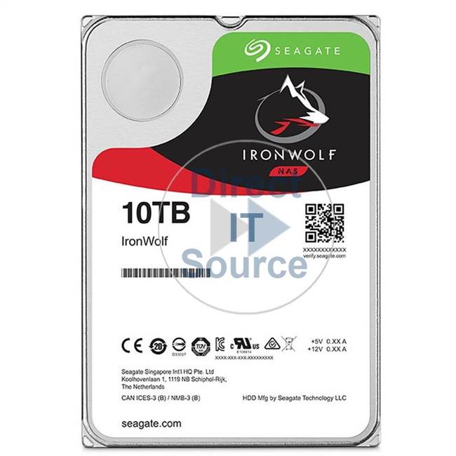 Seagate ST10000VNA004 - IronWolf 10TB 7200RPM 3.5Inch SATA 6GBPS 256MB Hard Drive