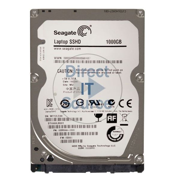 Seagate ST1000LX001 - 1TB 5.4K SATA 6.0Gbps 2.5" 32MB Cache Hard Drive