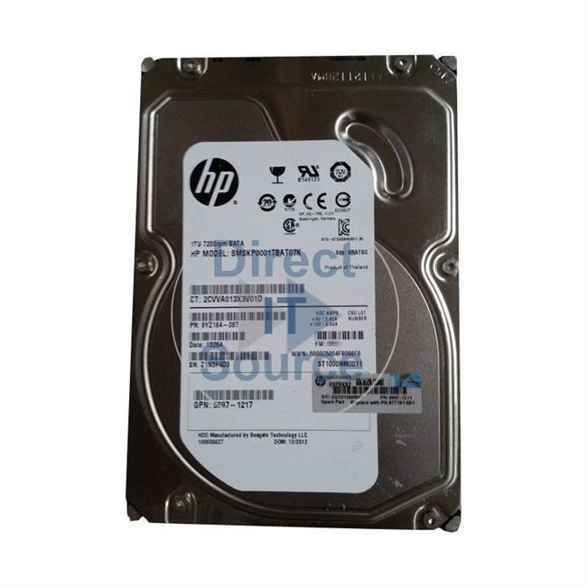 Seagate ST1000NM011 - 1TB 7.2K SATA 3.5Inch Cache Hard Drive