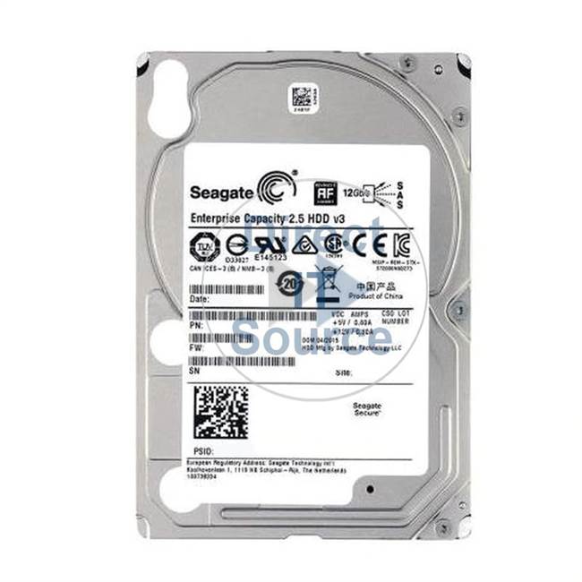 Seagate ST1000NX0483 - Enterprise Capacity 2.5 1TB 7200RPM 2.5Inch SAS 12GBPS 128MB Hard Drive