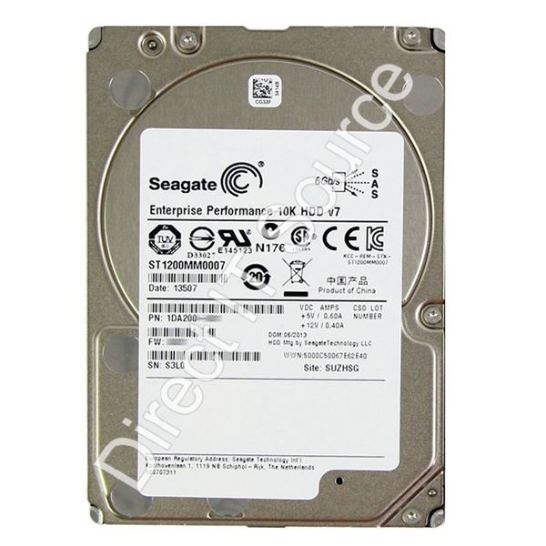 Seagate ST1200MM0007 - 1.2TB 10K SAS 6.0Gbps 2.5" 64MB Cache Hard Drive