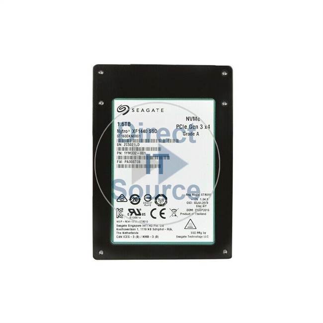 Seagate ST1600KN0001 - 1.6TB PCIe NVMe 2.5" SSD