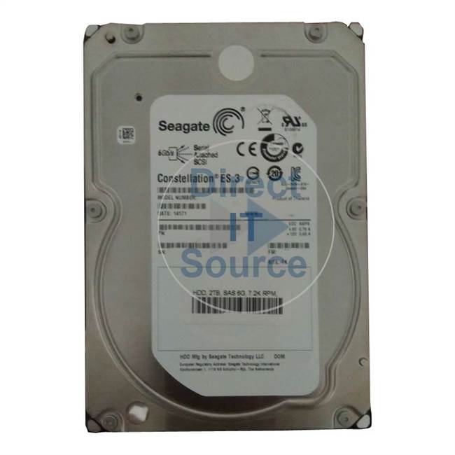 Seagate ST2000NM0113 - Constellation ES.3 2TB 7200RPM 3.5Inch SAS 6GBPS 128MB Hard Drive