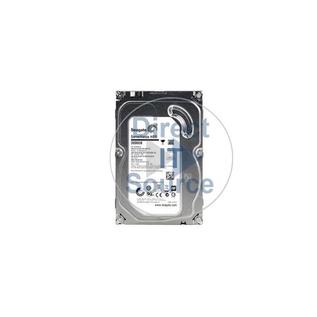 Seagate ST2000VX006 - Surveillance 2TB 7200RPM 3.5Inch SATA 6GBPS Hard Drive