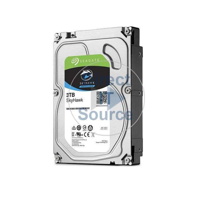 Seagate ST3000VX007 - SkyHawk 3TB 7200RPM 3.5Inch SATA 6GBPS  Hard Drive