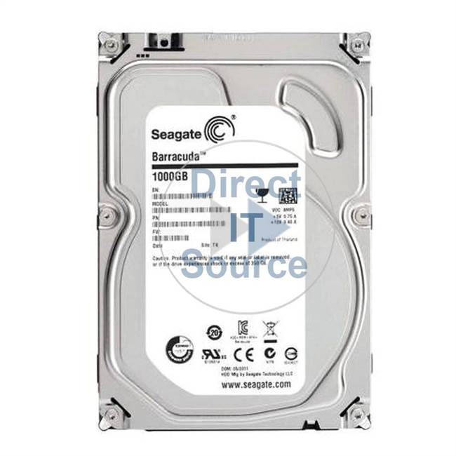 Seagate ST31000DM003 - Barracuda 1TB 7200RPM 3.5Inch SATA 6GBPS  Hard Drive