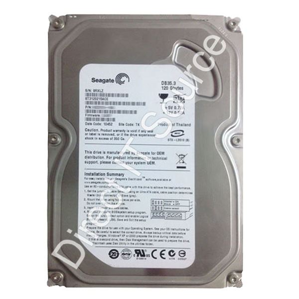 Seagate ST3120215ACE - 120GB 7.2K ATA/100 3.5" 2MB Cache Hard Drive