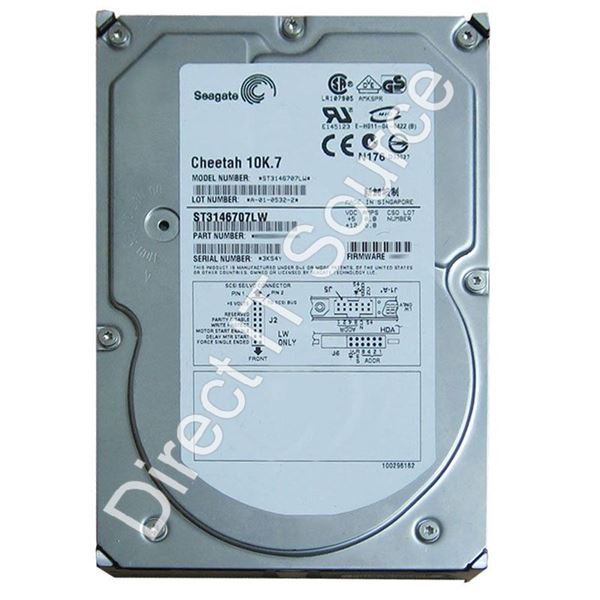 Seagate ST3146707LW - 146.8GB 10K 68-PIN Ultra-320 SCSI 3.5" 8MB Cache Hard Drive