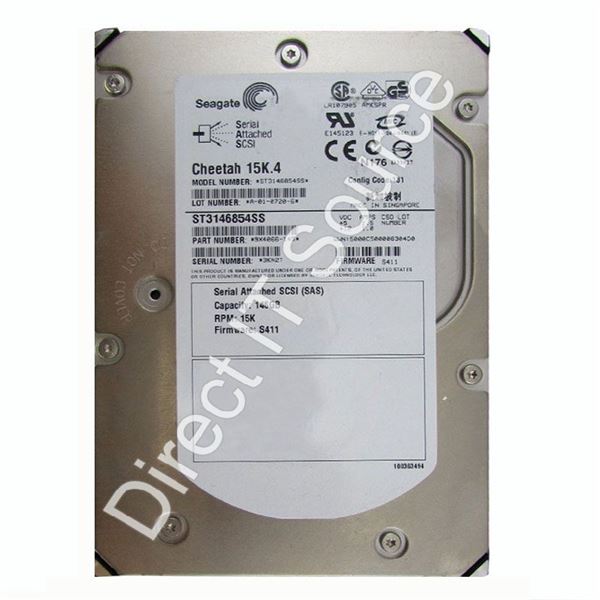 Seagate ST3146854SS - 146.8GB 15K SAS 3.5" 8MB Cache Hard Drive