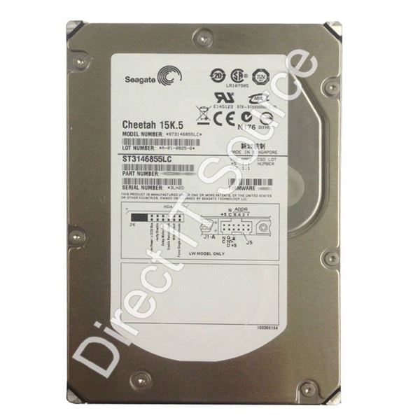 Seagate ST3146855LC - 146.8GB 15K 80-PIN Ultra-320 SCSI 3.5" 16MB Cache Hard Drive