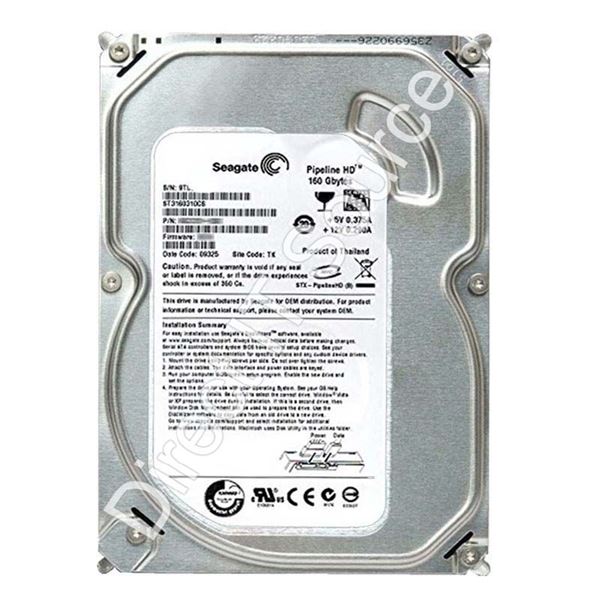 Seagate ST3160310CS - 160GB 5.9K SATA 3.5" 8MB Cache Hard Drive