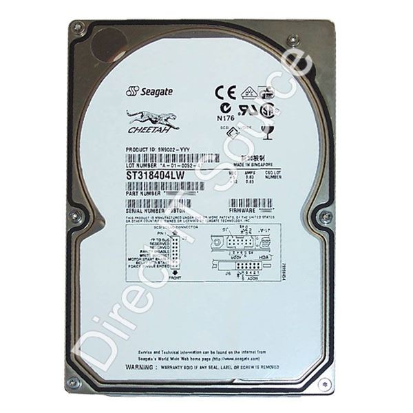 Seagate ST318404LW - 18.35GB 10K 68-PIN Ultra-160 SCSI 3.5" 4MB Cache Hard Drive
