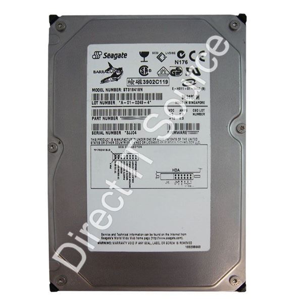 Seagate ST318418N - 18.4GB 7.2K 50-PIN SCSI 3.5" 2MB Cache Hard Drive