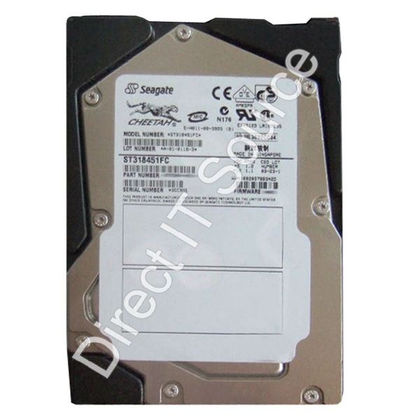 Seagate ST318451FC - 18.4GB 15K 40-PIN Fibre Channel 3.5" 4MB Cache Hard Drive