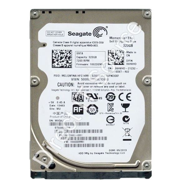 Seagate ST320LT009 - 320GB 7.2K SATA 3.0Gbps 2.5" 16MB Cache Hard Drive
