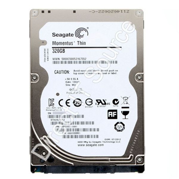 Seagate ST320LT012 - 320GB 5.4K SATA 3.0Gbps 2.5" 16MB Cache Hard Drive