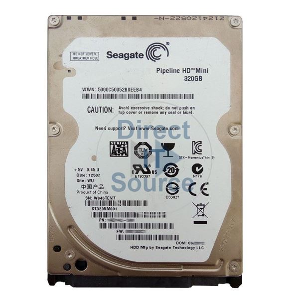 Seagate ST320VM001 - 320GB  5.4K SATA 2.5" 8MB Cache Hard Drive