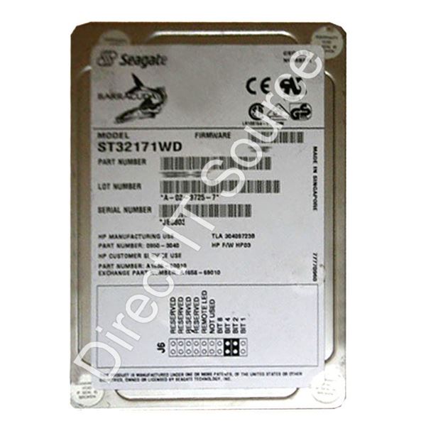 Seagate ST32171WD - 2.16GB 7.2K 68-PIN Ultra Wide SCSI 3.5" 512KB Cache Hard Drive