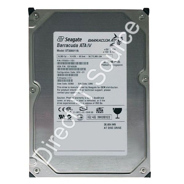 Seagate ST330011A - 30GB 7.2K Ultra-ATA/100 3.5" 2MB Cache Hard Drive