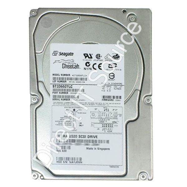 Seagate ST336607LC - 36.7GB 10K 80-PIN Ultra-320 SCSI 3.5" 8MB Cache Hard Drive