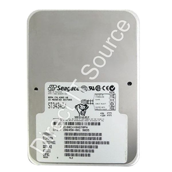 Seagate ST34348A - 4.3GB 4.5K IDE  3.5"  Hard Drive