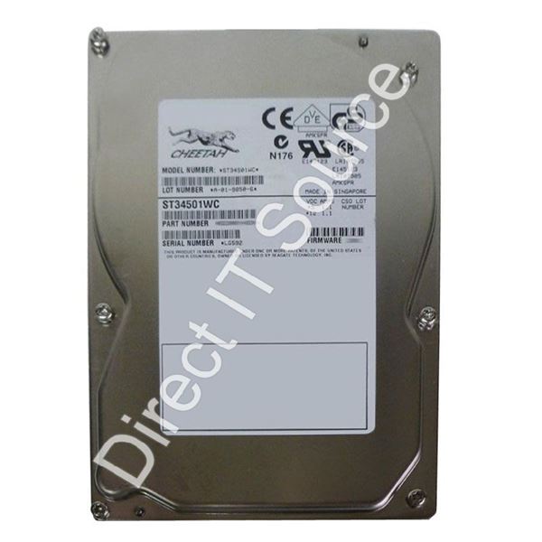 Seagate ST34501WC - 4.5GB 10K 80-PIN Ultra Wide SCSI 3.5" 512KB Cache Hard Drive