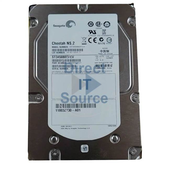 ST3450802FCV Seagate - 450GB 15K Fibre Channel 16MB Cache Hard Drive