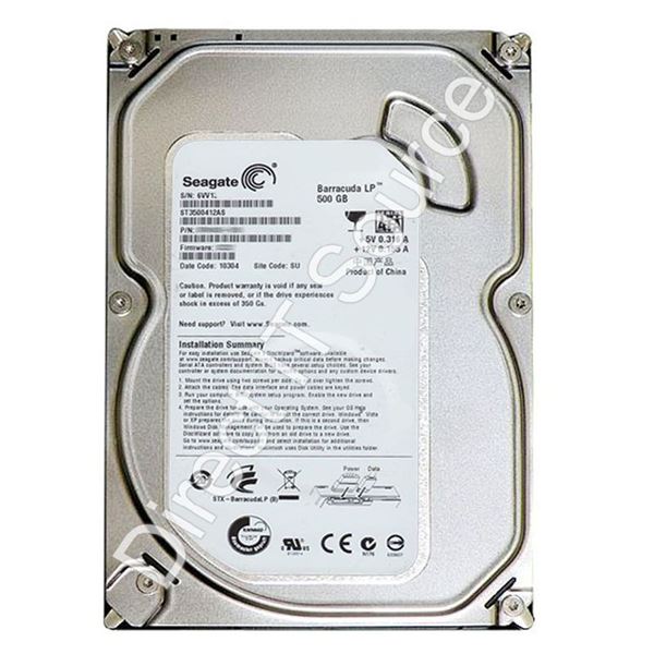 Seagate ST3500412AS - 500GB 5.9K SATA 3.5" 16MB Cache Hard Drive