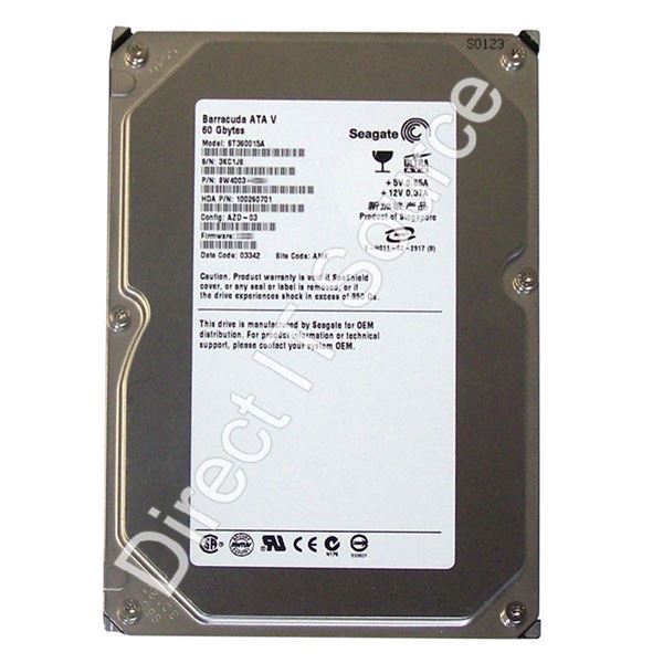 Seagate ST360015A - 60GB 7.2K Ultra-ATA/100 3.5" 2MB Cache Hard Drive